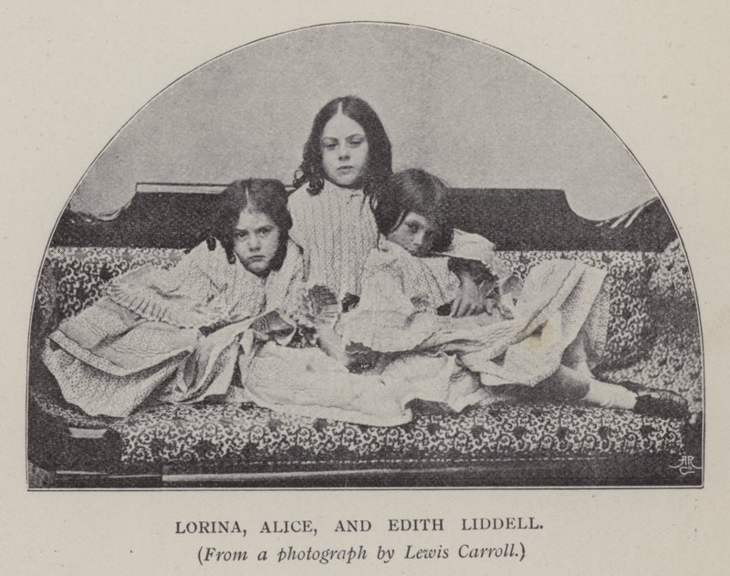 Lorina, Alice y Edith Liddell de Charles Lutwidge Dodgson