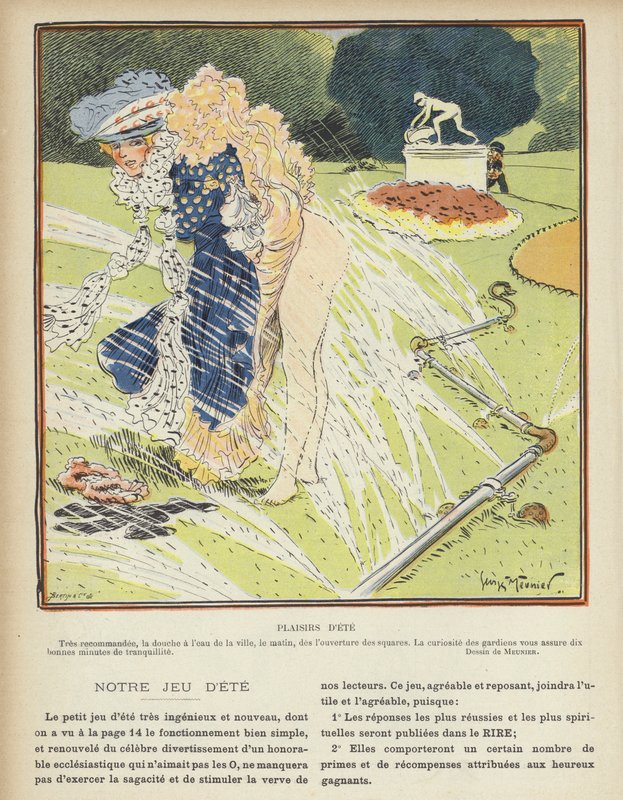 Ilustración para Le Rire de Charles Meunier
