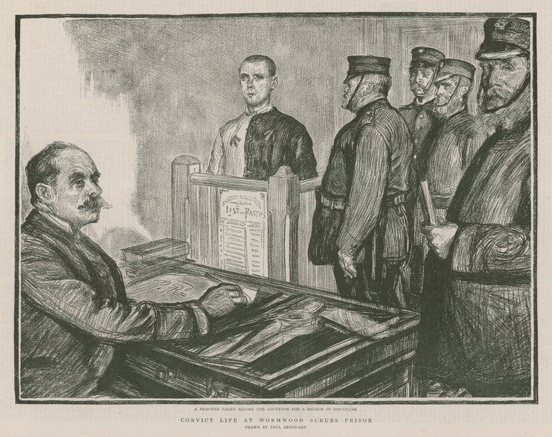 Vida de convicto en la prisión de Wormwood Scrubs de Charles Paul Renouard