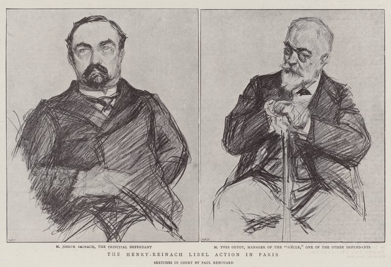 La acción de difamación Henry-Reinach en París de Charles Paul Renouard