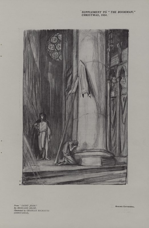 Escena en la Catedral de Reims de Santa Juana de Charles Ricketts