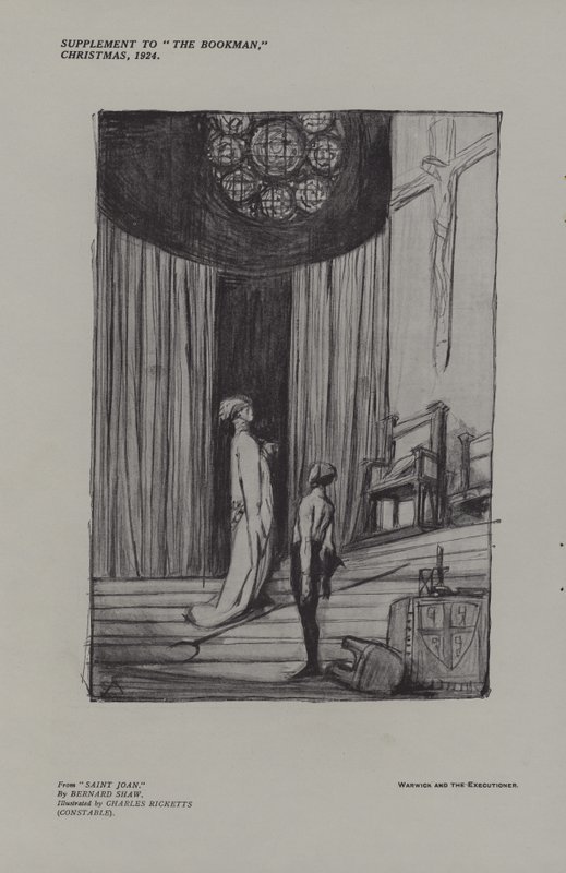 Warwick y el verdugo de Santa Juana de Charles Ricketts
