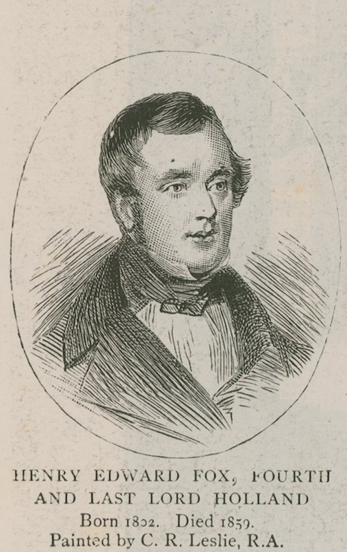 El retrato de la familia - la biblioteca de Holland House de Charles Robert Leslie