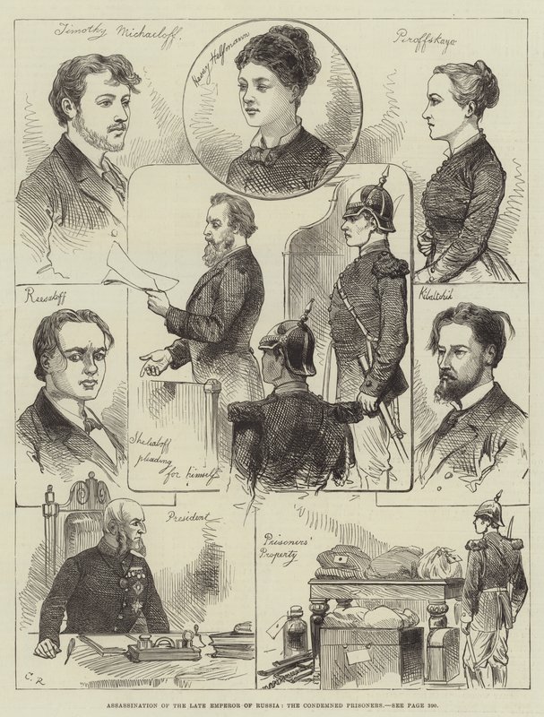 Asesinato del difunto Emperador de Rusia, los prisioneros condenados de Sir John Charles Robinson
