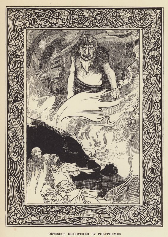 Odiseo descubierto por Polifemo de Sir John Charles Robinson