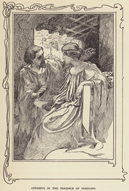 Odiseo en presencia de Penélope de Sir John Charles Robinson