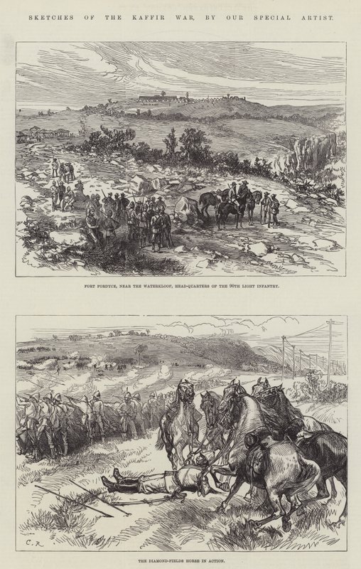 Bocetos de la Guerra de los Cafres de Sir John Charles Robinson