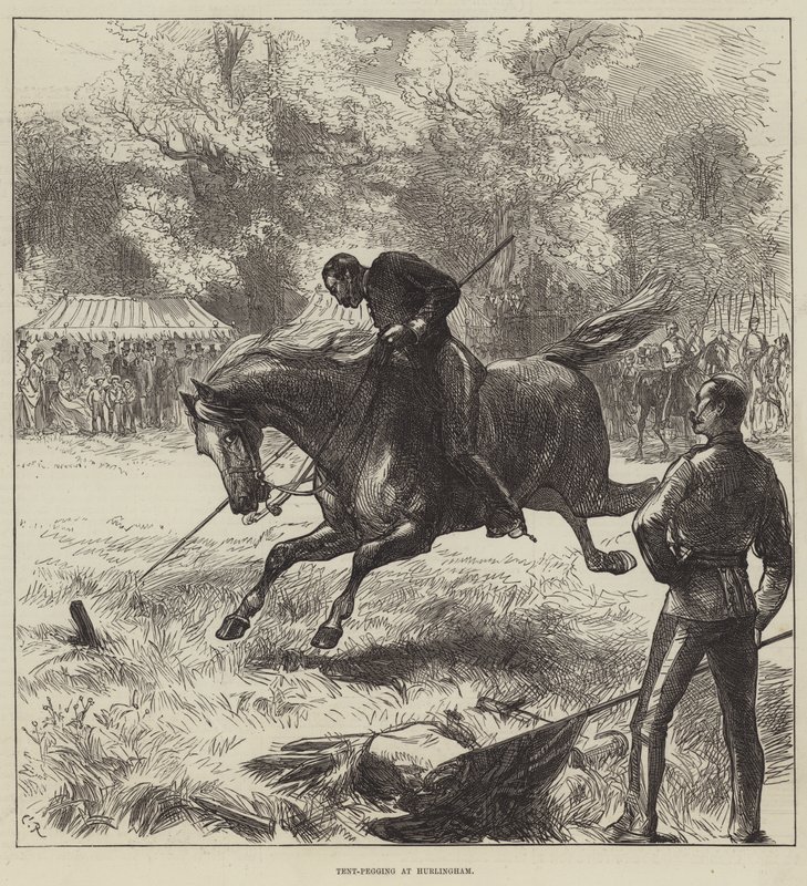Clavado de estacas en Hurlingham de Sir John Charles Robinson