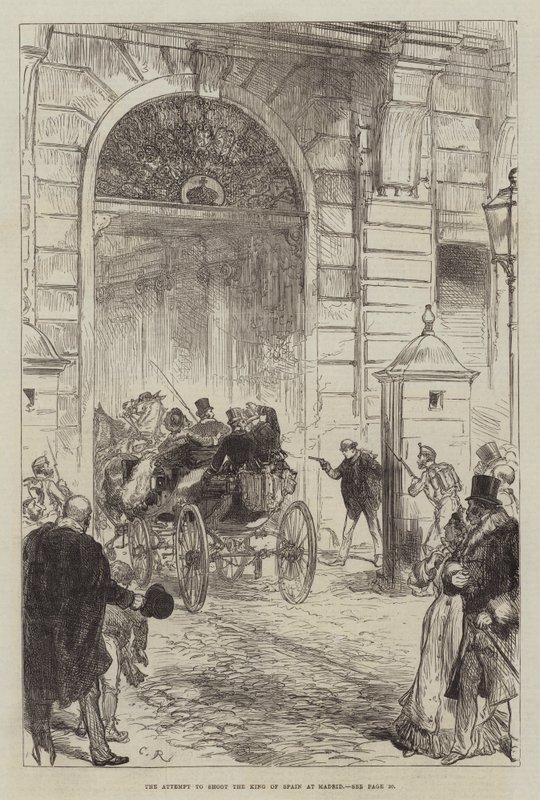 El Intento de disparar al Rey de España en Madrid de Sir John Charles Robinson