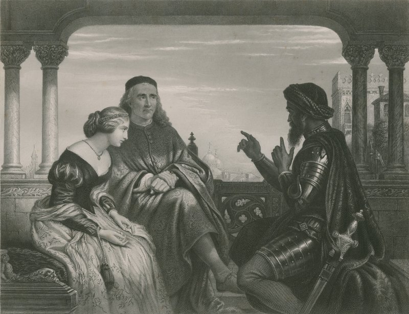 Otelo Relatando sus Aventuras, Otelo de Charles West Cope