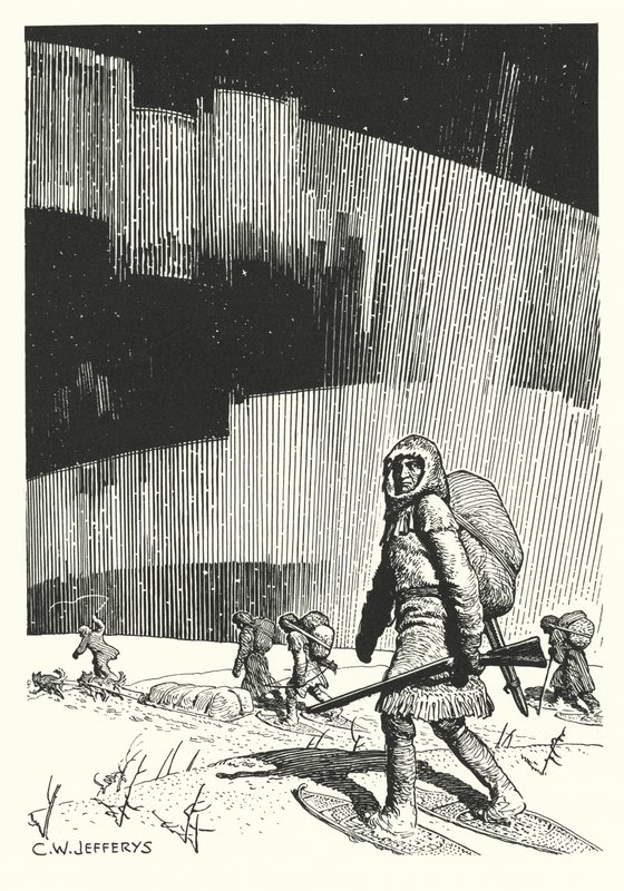 Samuel Hearne en su viaje a la mina de cobre de Charles William (after) Jefferys