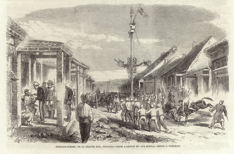 Calle Punjaub de Charles Wirgman
