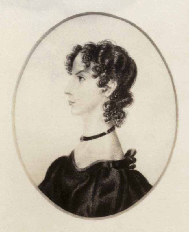 Anne Bronte (1820-1849), novelista y poeta inglesa de Charlotte Bronte
