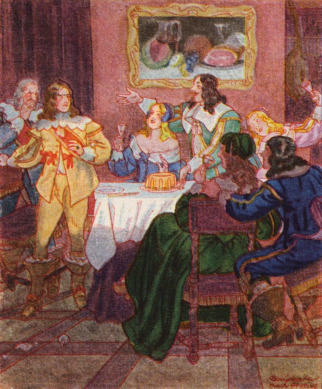Kavalierstour / Grand Tour (litografía en color) de Christophe (1856 1945)