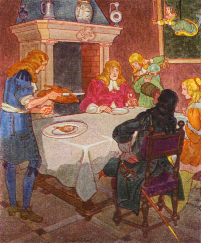 Precortadora / Precortadora (litografía en color) de Christophe (1856-1945)