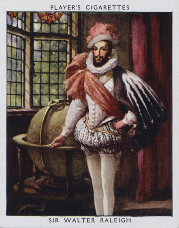 Sir Walter Raleigh de Christopher (after) Clark