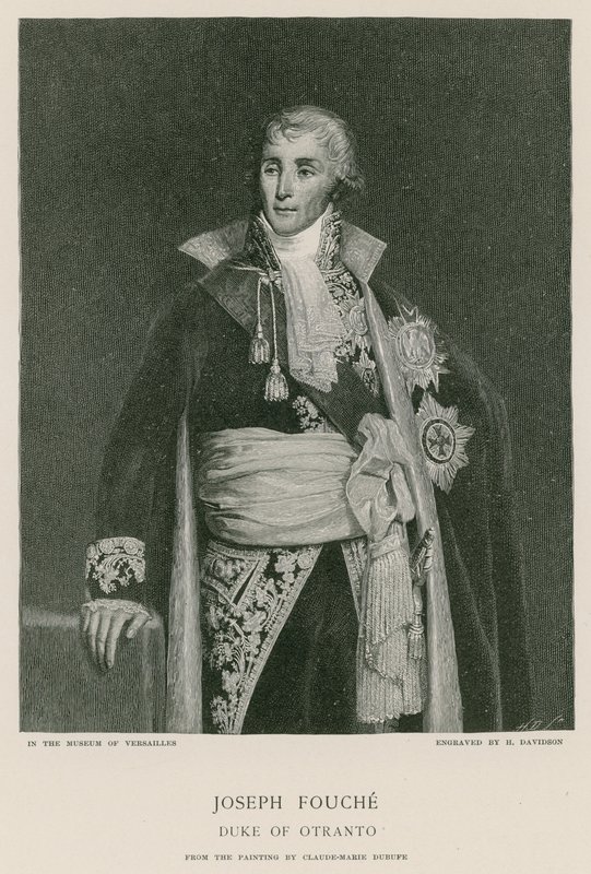 Joseph Fouché, Duque de Otranto de Claude Marie Dubufe