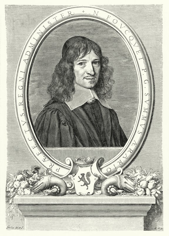 Nicolas Fouquet, Superintendente de Finanzas en Francia bajo Luis XIV de Claude Mellan