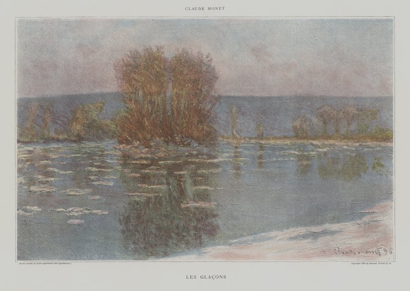 Los témpanos de Claude Monet