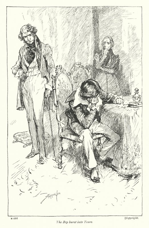 Ilustración de Coningsby de Disraeli de Claude Shepperson