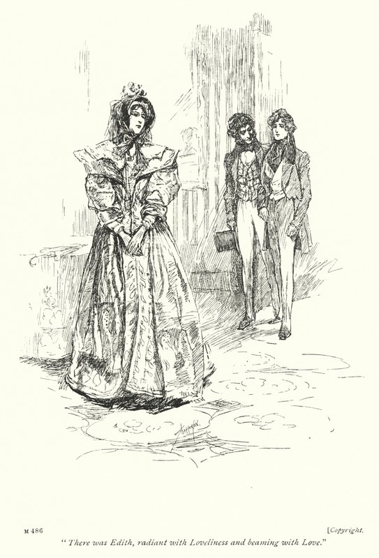 Ilustración para Coningsby de Disraeli (litografía) de Claude Shepperson