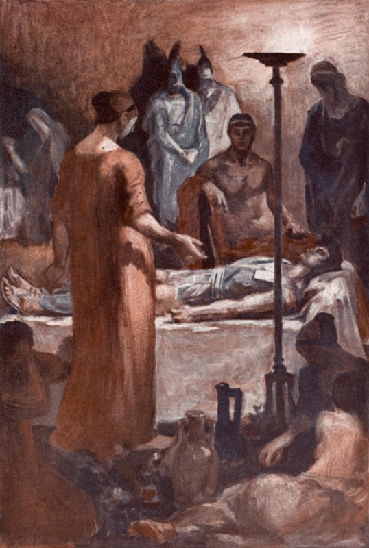 Ilustración para la Ilíada de Homero de Clement Goutier