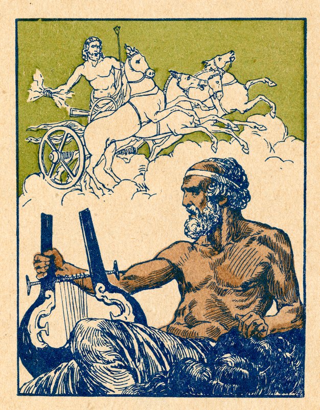 Ilustración para la Ilíada de Homero de Clement Goutier