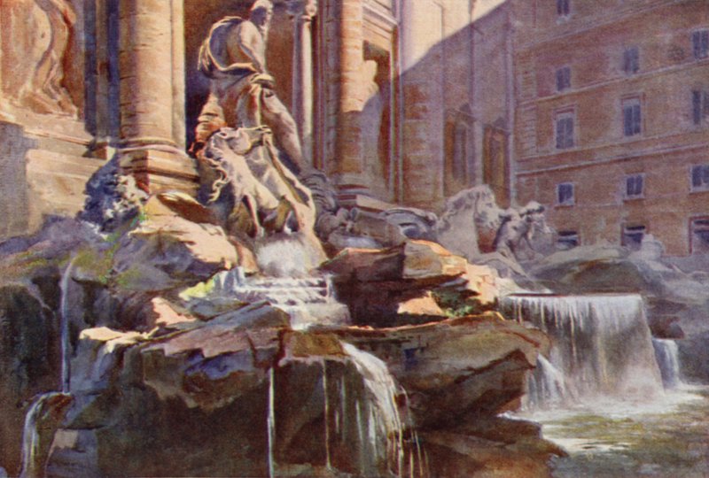 Fuente de Trevi, Roma de Commendator Formilli