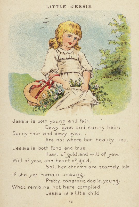 Rima infantil: La Pequeña Jessie de Constance Haslewood