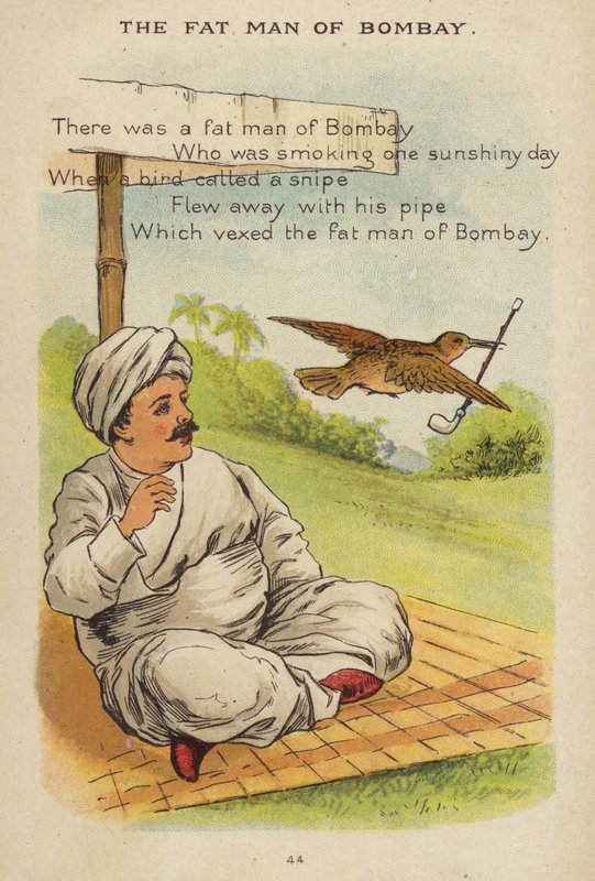 Rima infantil: El hombre gordo de Bombay de Constance Haslewood