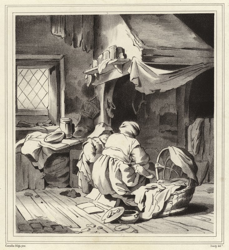 Escena doméstica de Cornelis Pietersz Bega