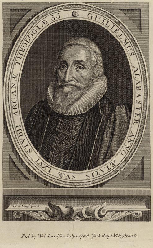 Retrato de William Alabaster de Cornelius Janssen van Ceulen