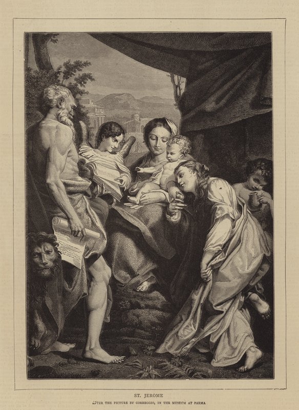 San Jerónimo de Antonio da Correggio