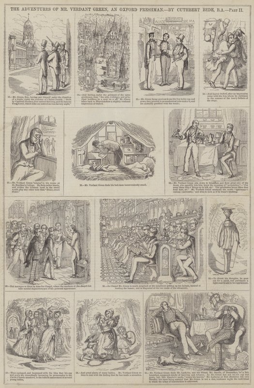Las Aventuras del Sr. Verdant Green, un Novato de Oxford de Cuthbert Bede