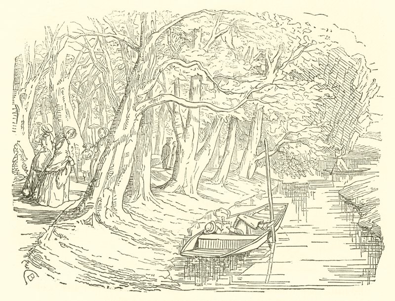 Un paseo en el Cherwell de Cuthbert Bede