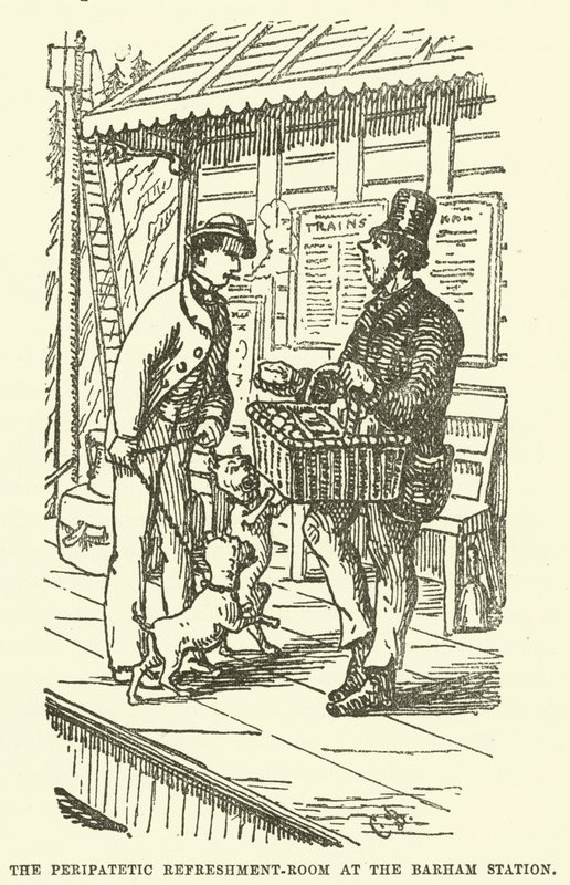 Ilustración para El Pequeño Sr. Bouncer y su Amigo Verdant Green de Cuthbert Bradley