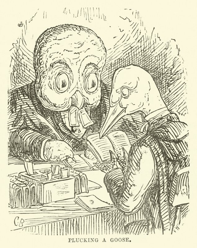 Ilustración para El Pequeño Sr. Bouncer y su Amigo Verdant Green de Cuthbert Bradley