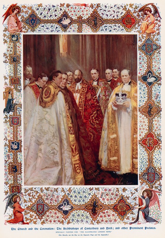 Los arzobispos de Canterbury y York, y otros prelados prominentes de Cyrus (after) Cuneo