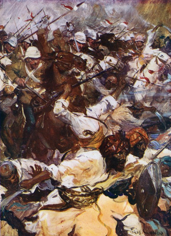 Carga de los Lanceros en Kandahar de Cyrus Cuneo