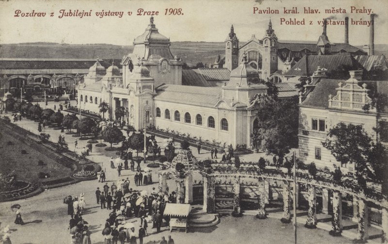 Exposición del Jubileo, Praga, 1908 de Czech Photographer