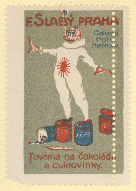Fábrica de chocolate y confitería de F Slaby, Praga de Czech School