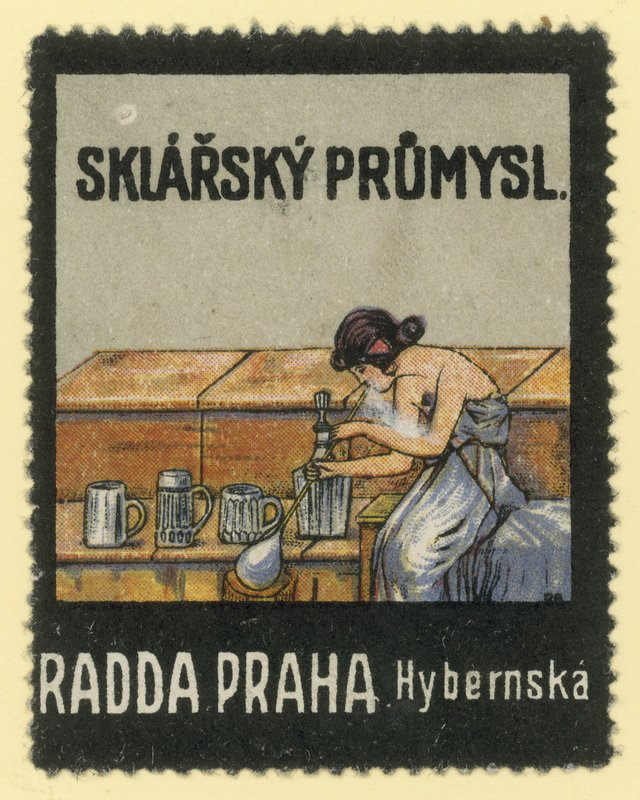 Industria del vidrio de Czech School