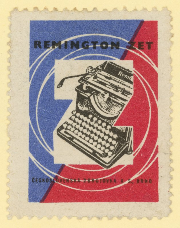 Máquinas de escribir Remington de Czech School