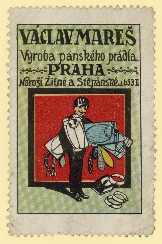 Vaclav Mares, fabricantes de ropa masculina, Praga de Czech School