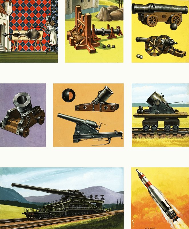 Las armas de proyectil a través de los tiempos de Dan Escott