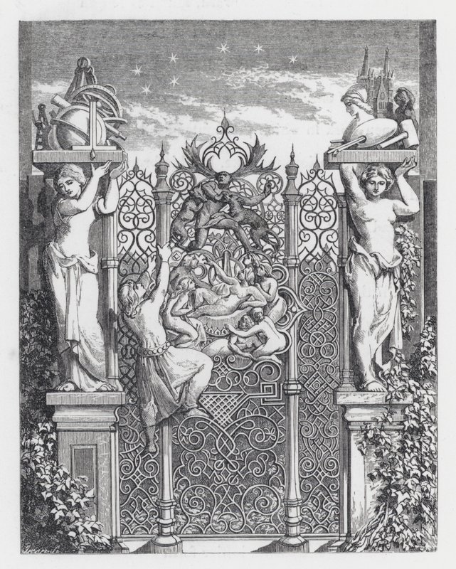 Ilustración para el poema La Princesa de Tennyson de Daniel (after) Maclise
