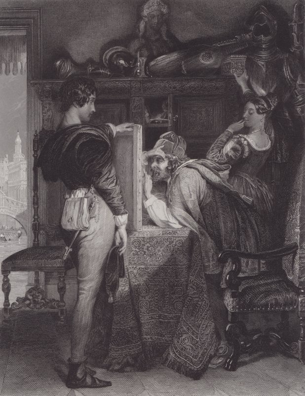 Salvator Rosa de Daniel (after) Maclise