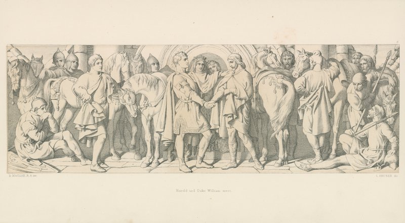 Harold y el Duque Guillermo se encuentran de Daniel Maclise