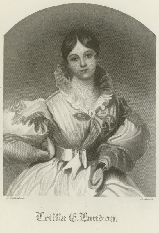 Letitia Elizabeth Landon de Daniel Maclise