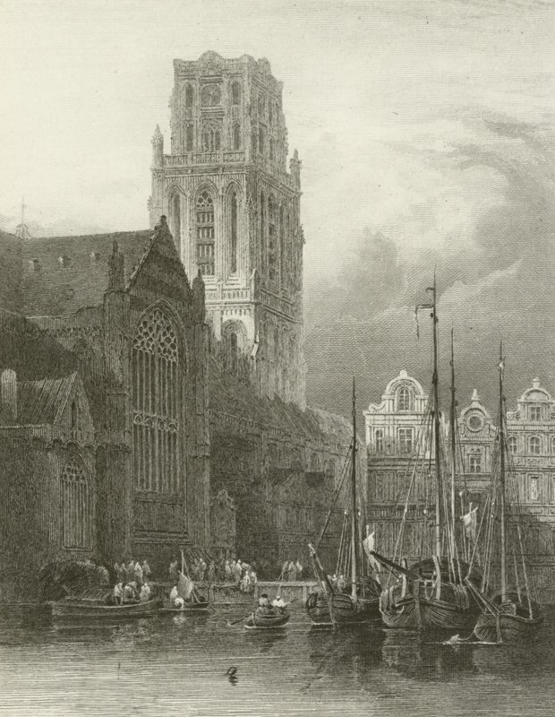 Róterdam, Iglesia de San Lorenzo de David Roberts